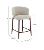 SCAUN BAR AMALIA H92 - imagine 2