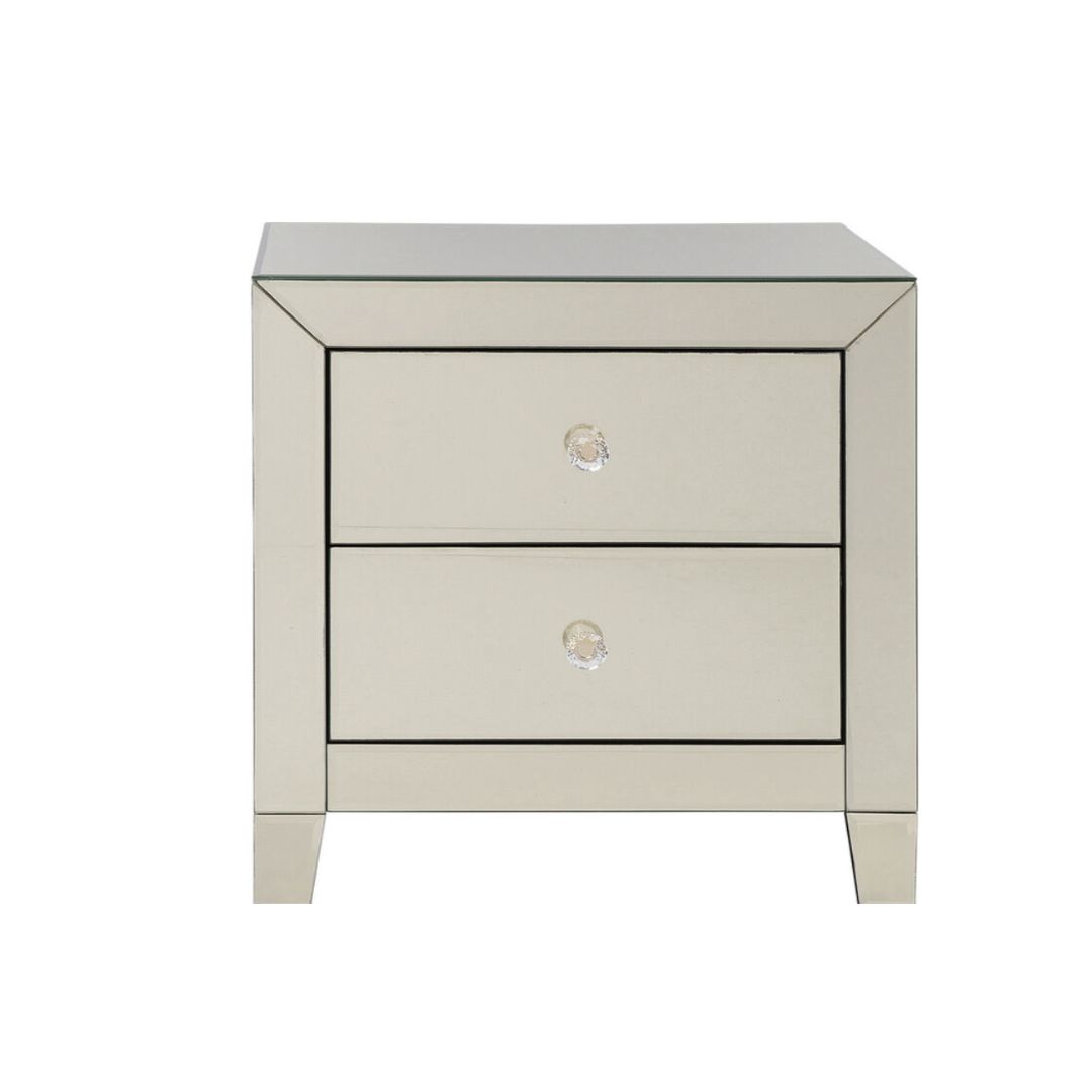 noptiera 2 sertare luxury pearl NOPTIERĂ LUXURY 2 SERTARE PEARL - imagine 1