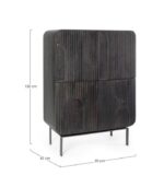 COMODĂ INALTĂ ORISSA 4 UȘI - imagine 3