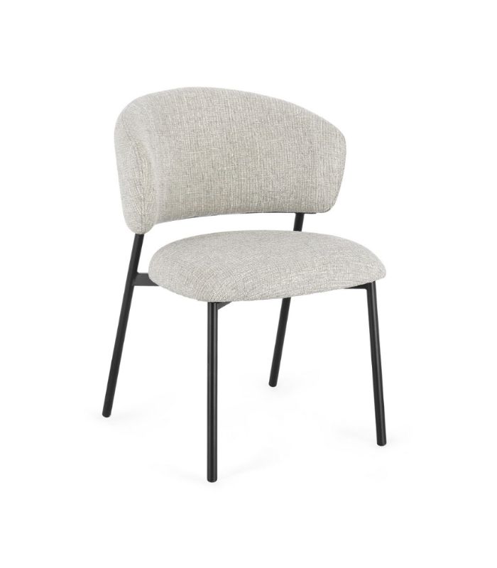 PRISCA SCAUN PRISCA NERO/ROCK - imagine 1