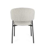 SCAUN PRISCA NERO/ROCK - imagine 6