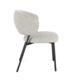 SCAUN PRISCA NERO/ROCK - imagine 5