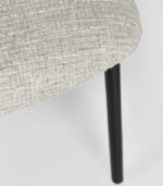 SCAUN PRISCA NERO/ROCK - imagine 7