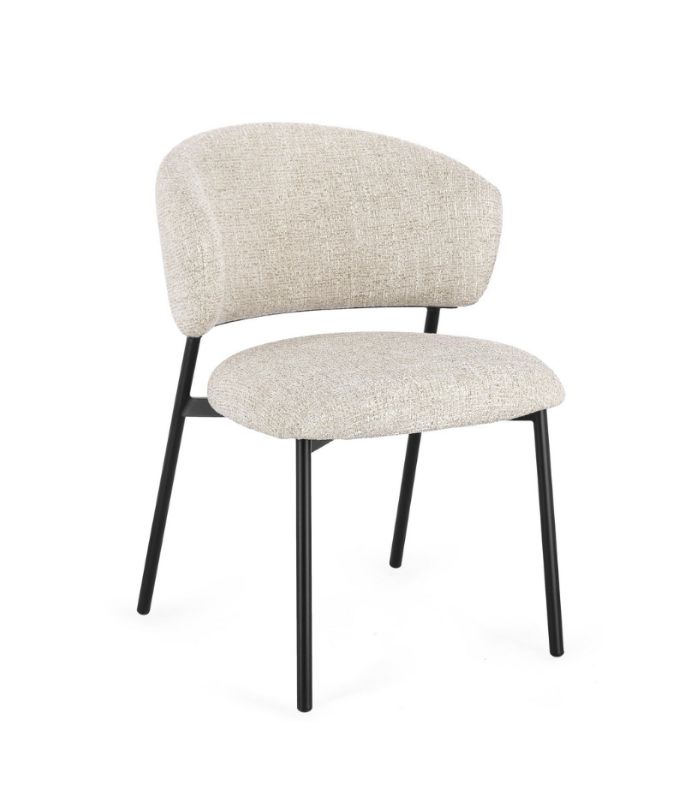 PRISCA SCAUN PRISCA NERO/SAND - imagine 1