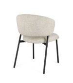 SCAUN PRISCA NERO/SAND - imagine 4