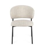 SCAUN PRISCA NERO/SAND - imagine 6