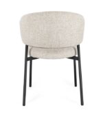 SCAUN PRISCA NERO/SAND - imagine 5