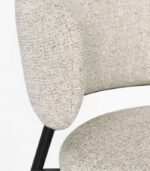 SCAUN PRISCA NERO/SAND - imagine 8