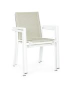 SCAUN KONNOR ALB - imagine 5