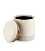 POUF DEVA GRI DESCHIS - imagine 3