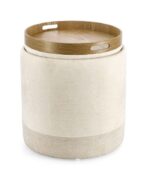 POUF DEVA GRI DESCHIS - imagine 2