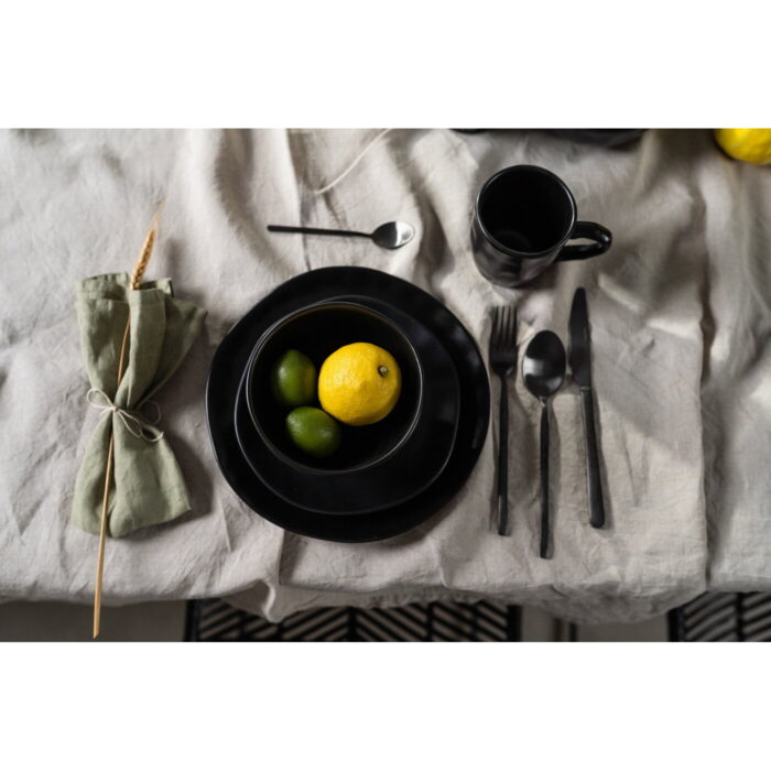 Farfurie Organic Negru Ø20cm