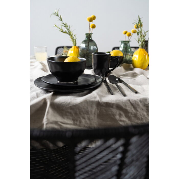 Farfurie Organic Negru Ø20cm