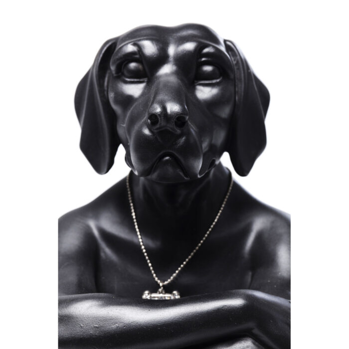 Figurina Decorativa Gangster Dog Negru