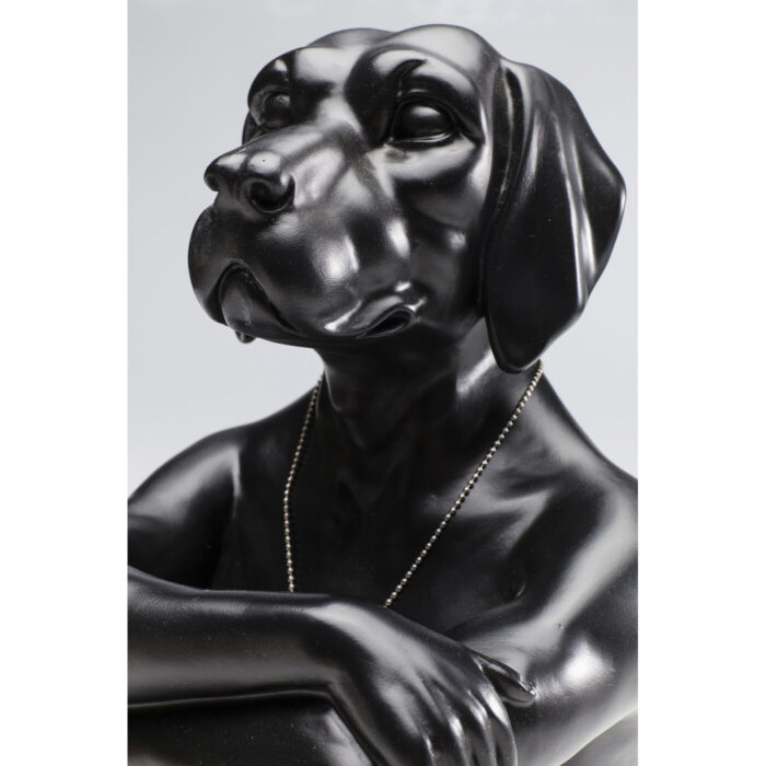 Figurina Decorativa Gangster Dog Negru