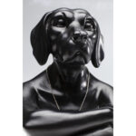 Figurina Decorativa Gangster Dog Negru