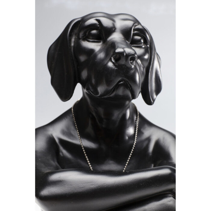 Figurina Decorativa Gangster Dog Negru