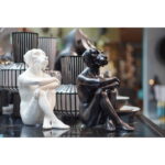 Figurina Decorativa Gangster Dog Negru