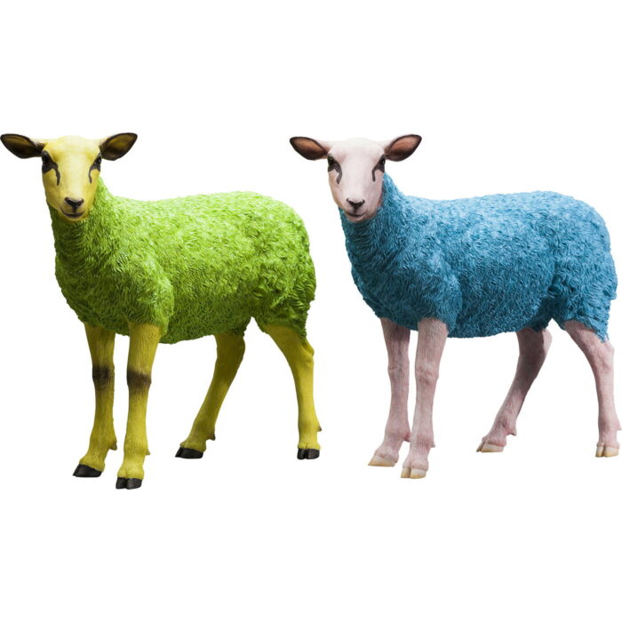 Figurina Decorativa Sheep Colore Verde