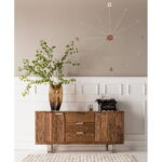 Ceas de Perete Like Umbrella Rose-Auriu