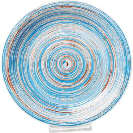 Farfurie Swirl Albastru Ø27cm