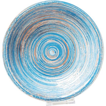 FARFURIE DEEP SWIRL ALBASTRU Ø21CM