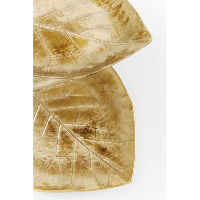 Etajera decorativa Leaf Auriu