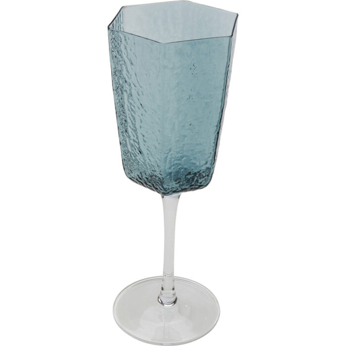Pahar vin roșu Cascata albastru (set 6 buc.)