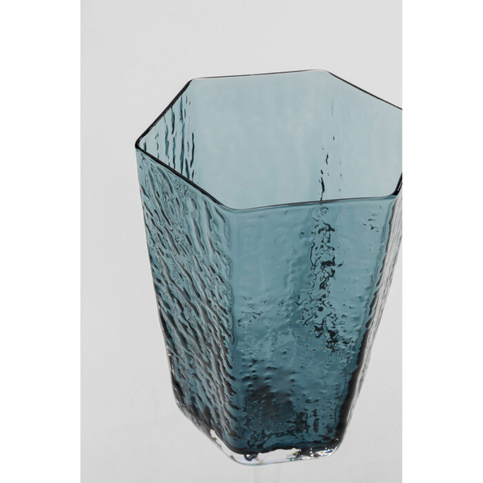 Pahar vin alb Cascata albastru (set 6 buc.)