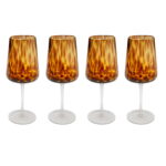Pahar vin Caramel (set 4 buc.)