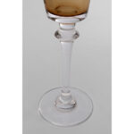 Pahar șampanie Mimi chihlimbar 24 cm (set 4 buc.)