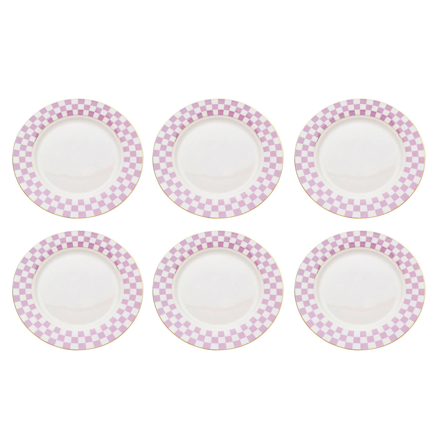 KARE-46987-1400x1400-1.jpg Farfurie Harlequin mov Ø21 cm (set 6 buc.)