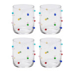 Pahar Party Dots 9 cm (set 4 buc.)
