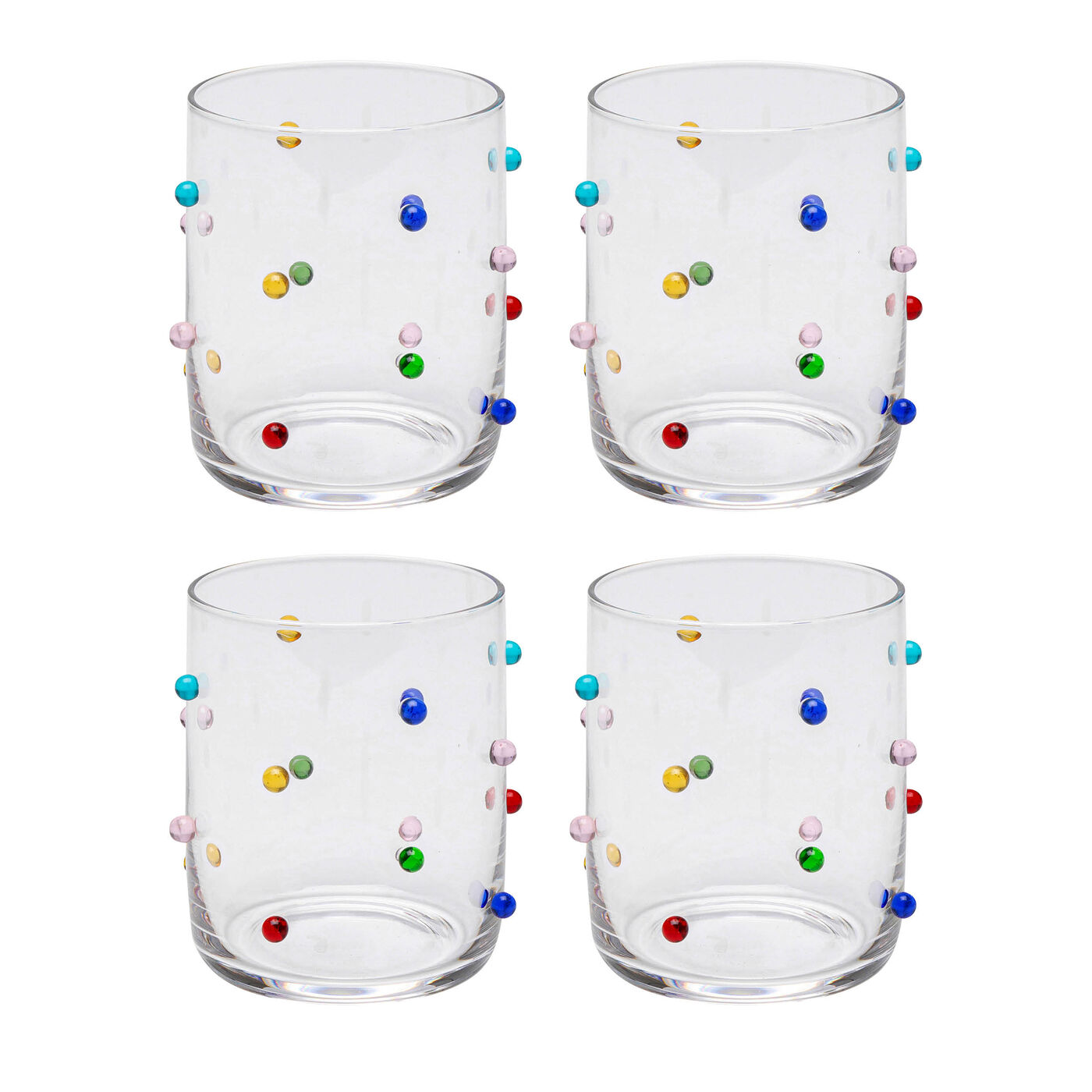 KARE-47195-1400x1400-1.jpg Pahar Party Dots 9 cm (set 4 buc.)