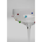Pahar cocktail Party Dots 19 cm (set 4 buc.)