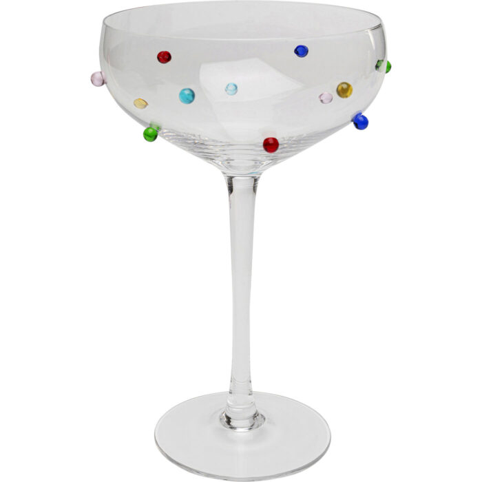 Pahar cocktail Party Dots 19 cm (set 4 buc.)