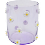 Pahar Party Flowers 9 cm (set 4 buc.)