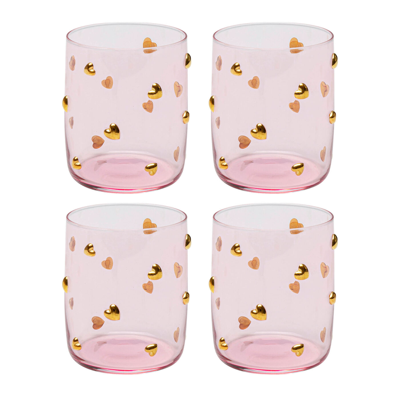 KARE-47200-1400x1400-1.jpg Pahar Party Hearts 9 cm (set 4 buc.)