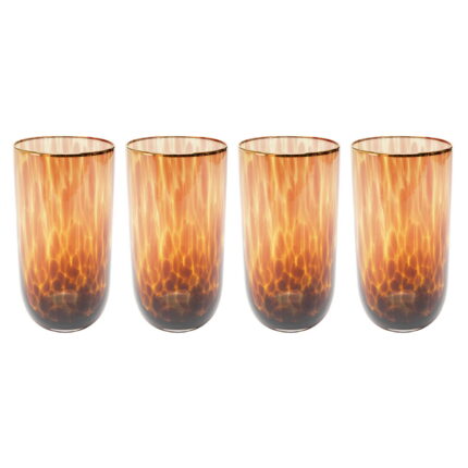 Pahar long drink Caramel 16 cm (set 4 buc.)