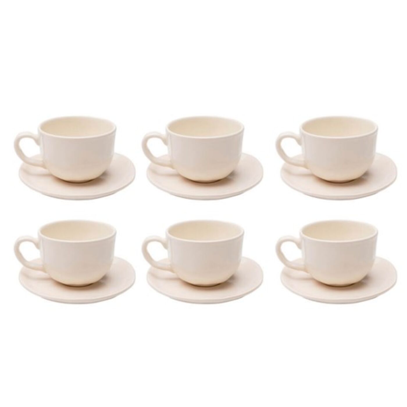 KARE-48188-1400x1400-1.jpg Ceașcă cu farfurioară Organic crem (set 6 buc.)