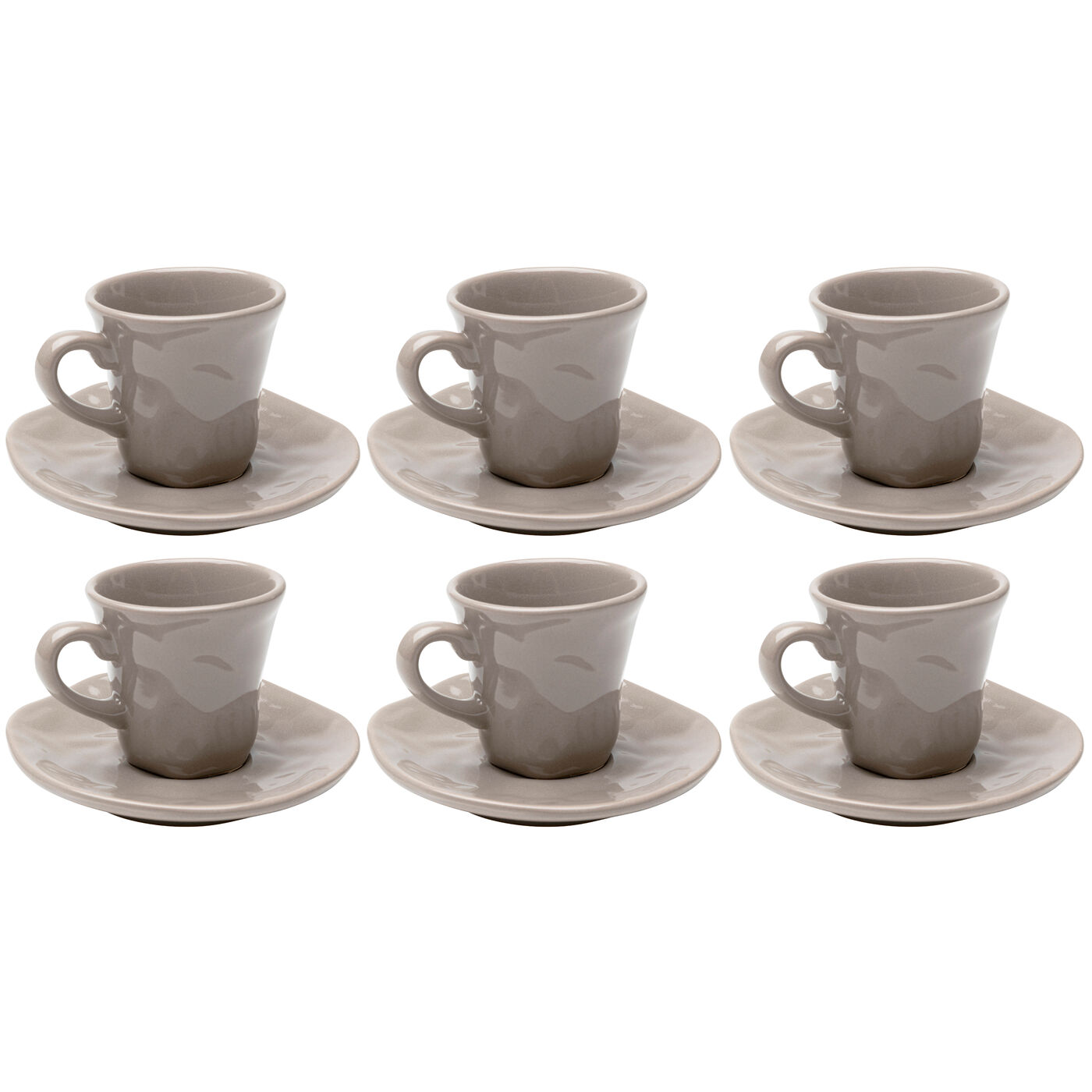 KARE-48190-1400x1400-1.jpg Ceașcă espresso cu farfurioară Organic gri (set 6 buc.)