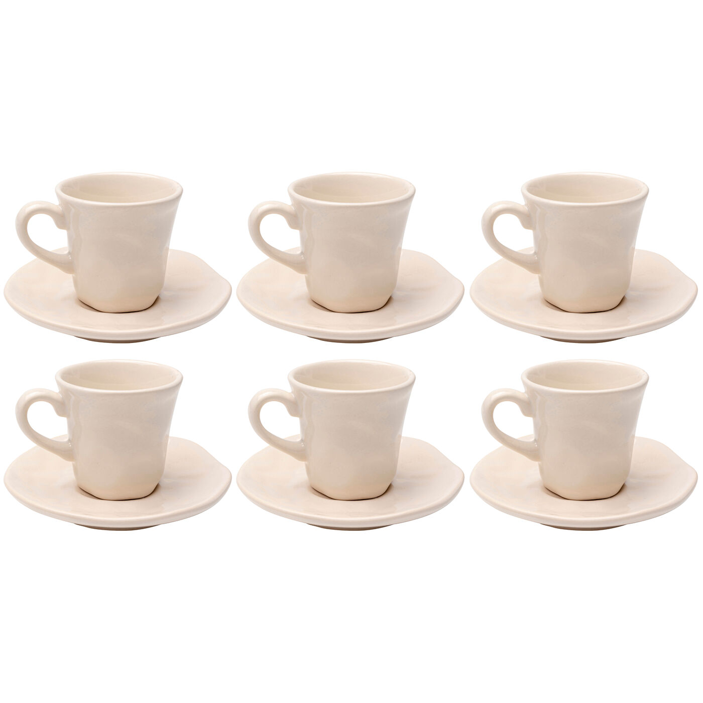 KARE-48191-1400x1400-1.jpg Ceașcă espresso cu farfurioară Organic crem (set 6 buc.)