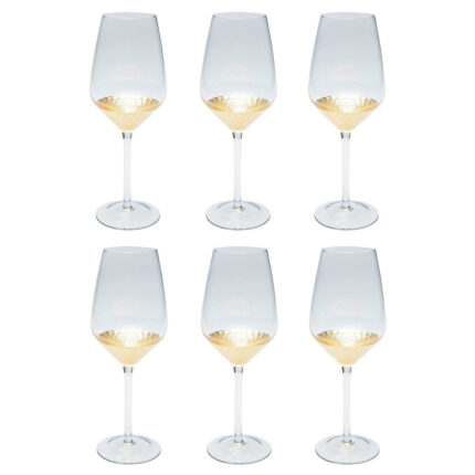 Pahar vin alb Gobi (set 6 buc.)
