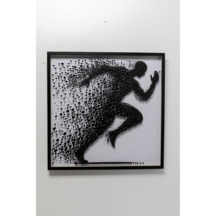 Tablou 3D Runner Boy 100x100 cm