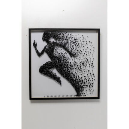 Tablou 3D Runner Girl 100x100 cm