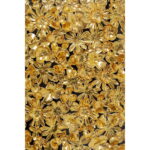 Decoratiune de perete cu rama Auriu Flower 80x80cm