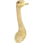 DECORAȚUNE DE PERETE OSTRICH AURIU 72 CM - imagine 4