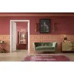 DECORAȚUNE DE PERETE OSTRICH AURIU 72 CM - imagine 3