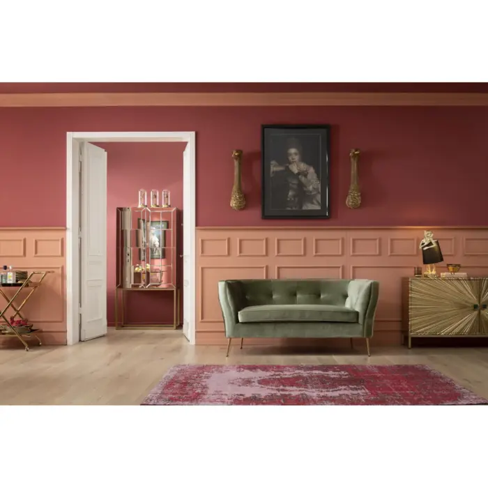 DECORAȚUNE DE PERETE OSTRICH AURIU 72 CM - imagine 3