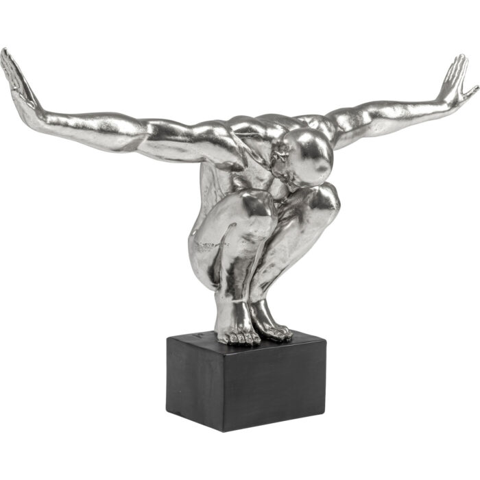 Obiect decorativ Athlete XL Argintiu